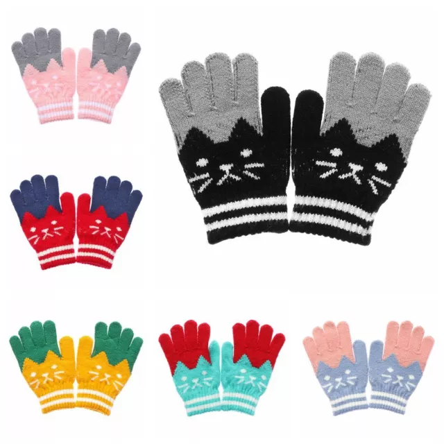 Winter Warm Magic Mittens Imitation Cashmere Cute Baby Gloves Kids Baby Gloves