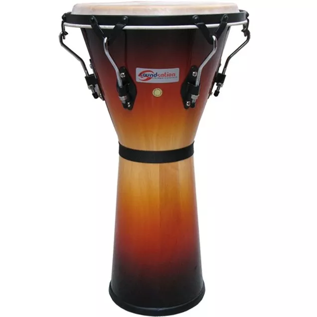 Djembe Soundsation Sdj01-Sb Sunburst 12" 1/2" Hw-Bk