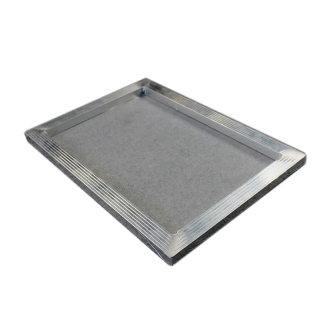 Paquete de 6 marcos de pantallas de seda de aluminio de 23"" x 31"" con malla 110 9