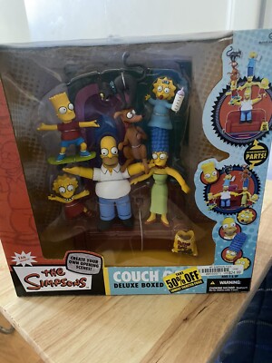 mcfarlane toys the simpsons deluxe boxed sets family couch gag action figure set