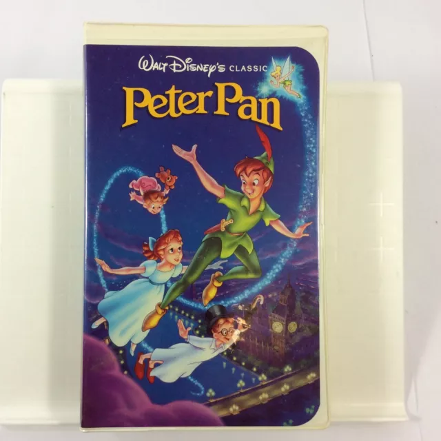 Walt Disneys Classic Peter Pan VHS Black Diamond The Classics Clamshell