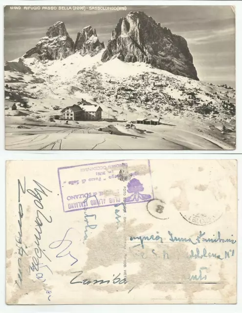 BOLZANO (035) - Rifugio PASSO SELLA - Sassolungo - Fp/Vg 19??