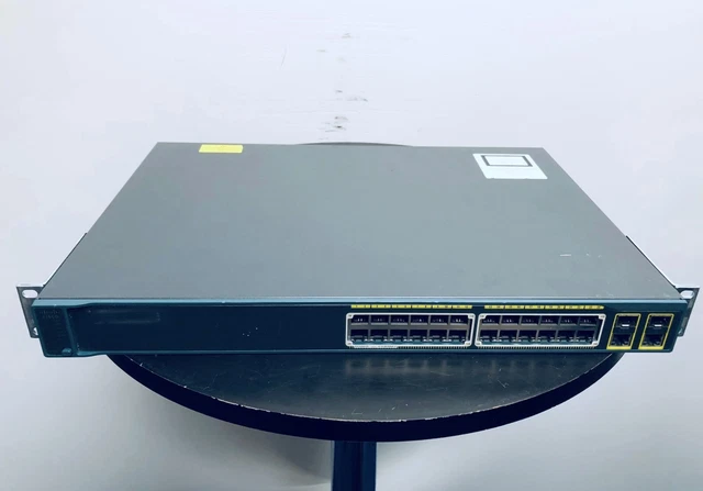 CISCO CATALYST SWITCH 2960 24 Port 10/100 +2 Gigabit Uplink WS-C2960 ...