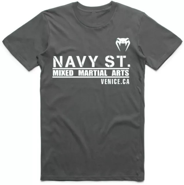 T-shirt Navy St. T-shirt palestra arti marziali miste MMA