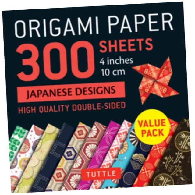 Origami Paper 300 sheets Japanese Designs 4" (10 cm) :...(Notebook / blank book)
