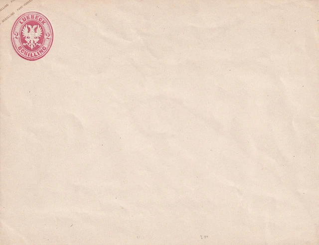 Lübeck U 3 B - Ausgabe 1863, TOP!