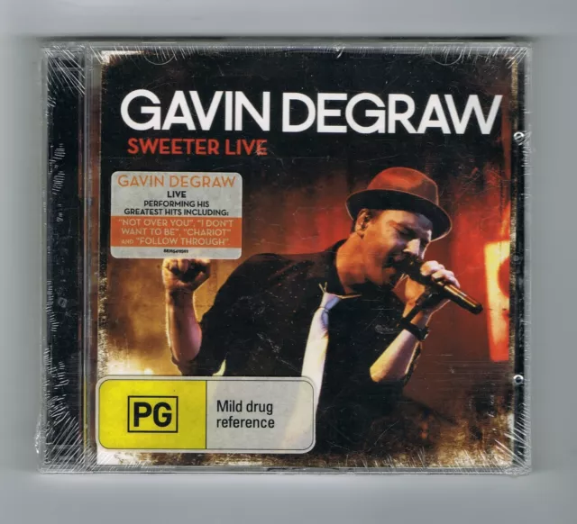 ♫ - Gavin Degraw - Sweeter Live - Cd 13 Titres + Dvd - 2012 - Neuf New Neu - ♫