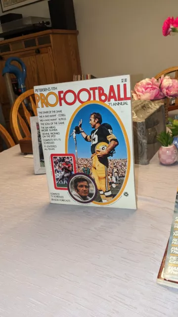 1971 Peterson's Pro Football Annual Forecasts Magazine Guide