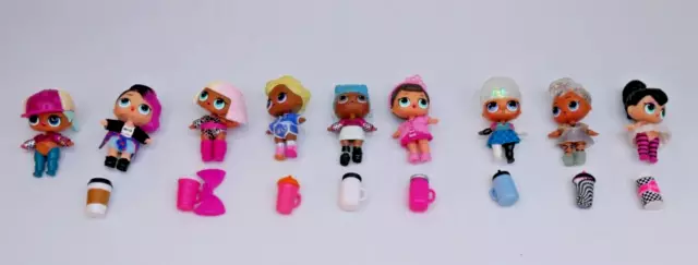 X9 LOL surprise dolls figures Collectable Bow Drink Bottles Bulk Lot