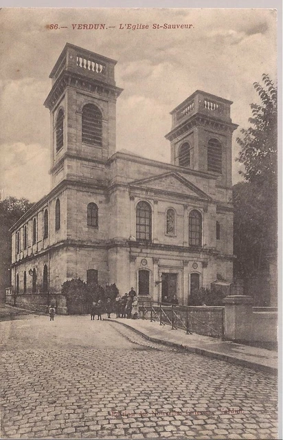 CPA 55 VERDUN. L EGLISE SAINT SAUVEUR. N°86. ..ECRITE.EN 1930.TBE. (ref 62)