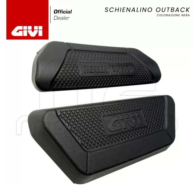 Schienalino Passeggero Nero Givi E172 Specifico Per Bauletto Trekker Outback 58