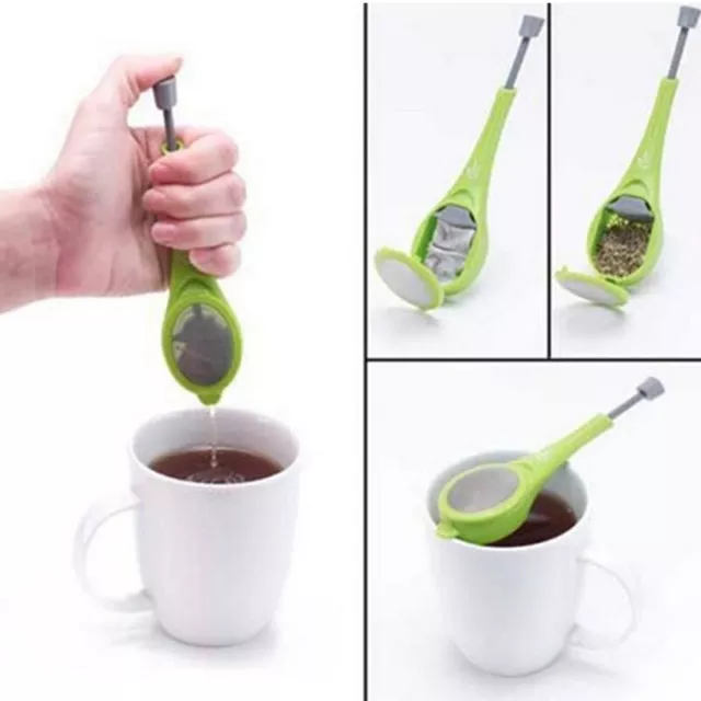 Tea Infuser Loose Tea Leafs Strainer Herbal Spice Silicone Filter Diffuser -xd