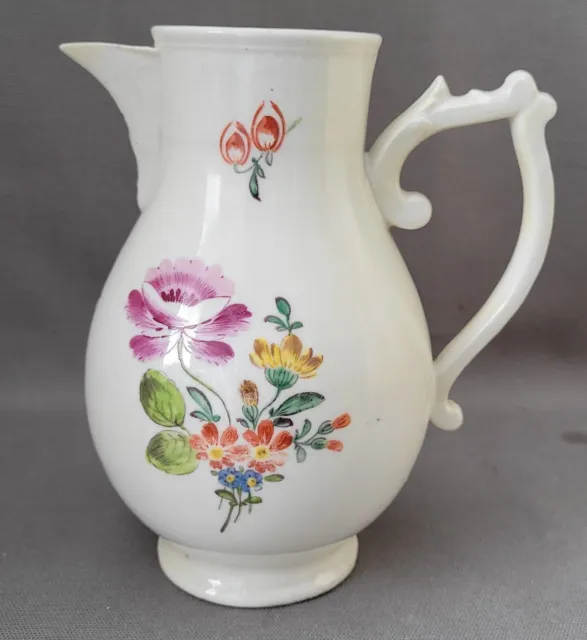 Antique Limbach Hand Painted Flowers Jug C1772-88