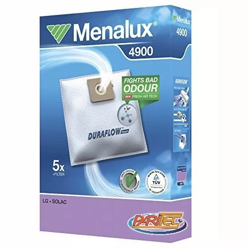 Menalux 4900 Sacchetti Traini Elettrozeta 9781-Lg V3310-Lg V3900Tb Samsung Vc207