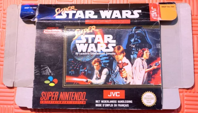 Star Wars BOX Console Super NES Nintendo SNES Videogames Games Videogame PAL FAH