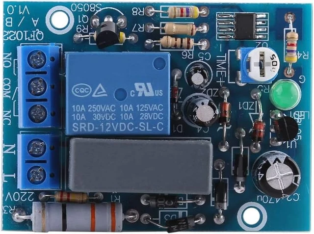 Modulo Relè Temporizzato 12V - Interruttore Ritardo 0-25 Secondi Con Optoaccoppiatore - Foto 3