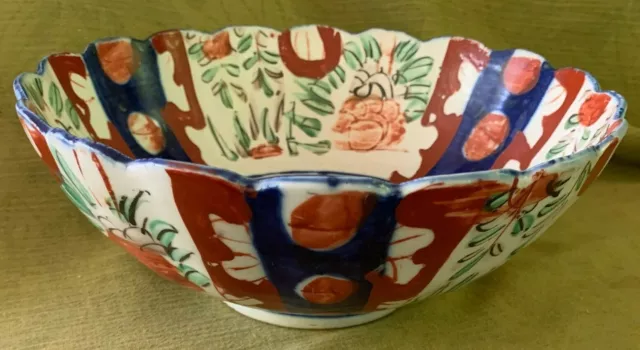 Japanese IMARI Antique (Victorian/Meiji Period) Oriental Lg. BOWL