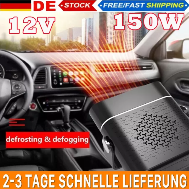 150W,Auto Heizung-Luftheizung Scheibenheizung Defroster KFZ Truck Heizlüfter 12V