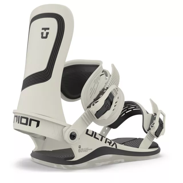 Union Hombre Fijación Snowboard Ultra 2024 - Hueso White Tamaño L