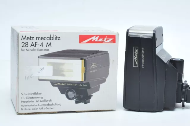 Metz 28-Af-4 M Mecablitz Flash Speedlite For Minolta/Sony Dslr