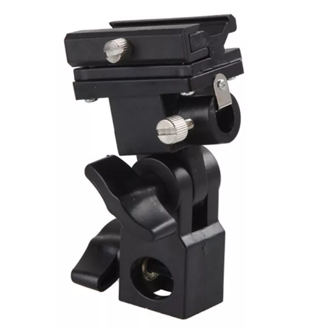 B-Type Flash Hot Shoe Bracket Tripod Umbrella Holder Light Stand Adapter NTJ-lk