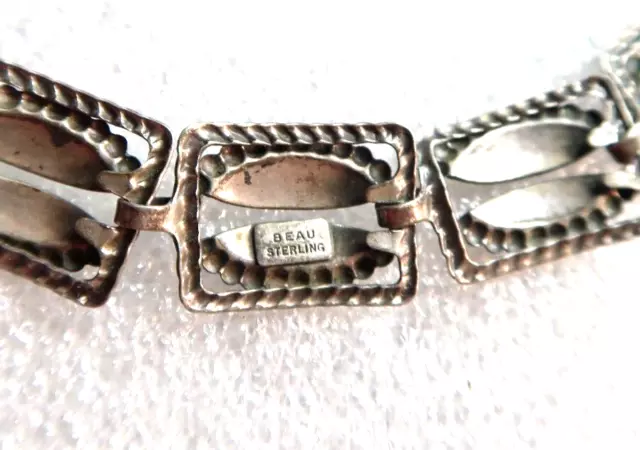 Vintage Southwestern Sterling Silver Bracelet 3