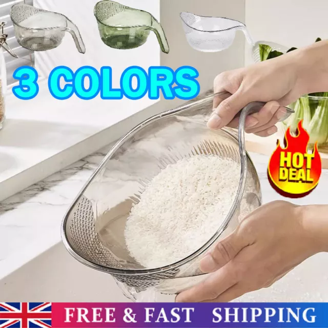 For Vegetables Rice Washer Strainer Bowl Strainer Food Drainer Basket RY