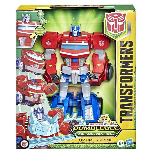 &TRANSFORMERS CYBERVERSE DINOBOTS Optimus Prime Figure" £54.99