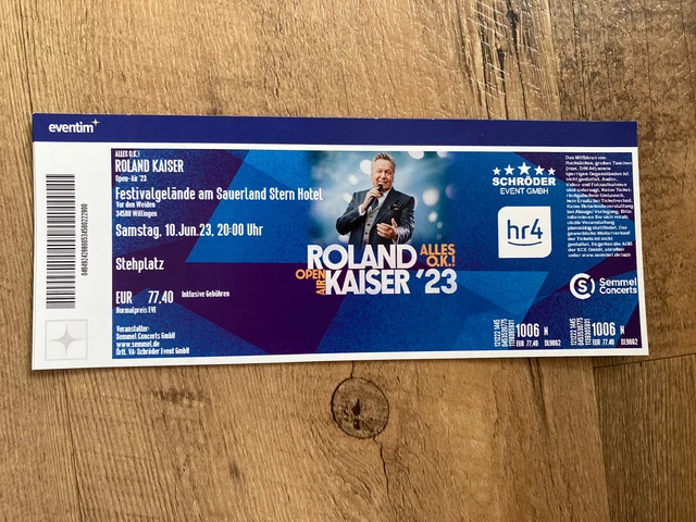 Roland Kaiser Ticket - Open-Air 23 Willingen
