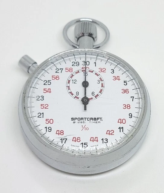 VINTAGE SPORTCRAFT 12851 1/10 Stop Timer Stopwatch Works £32.15