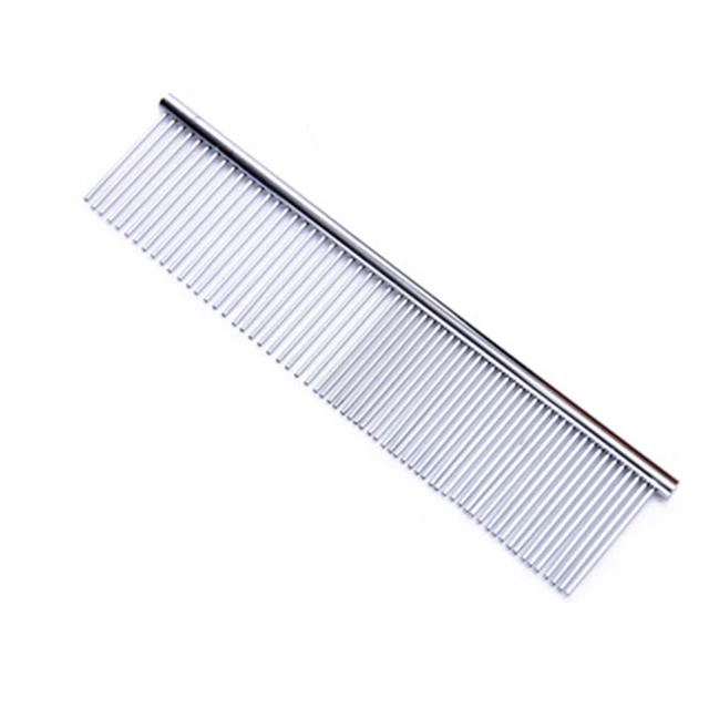 Pet Dog Puppy Cat Comb Brush Stainless Steel Hair Fur Trimmer Grooming Flea Comb