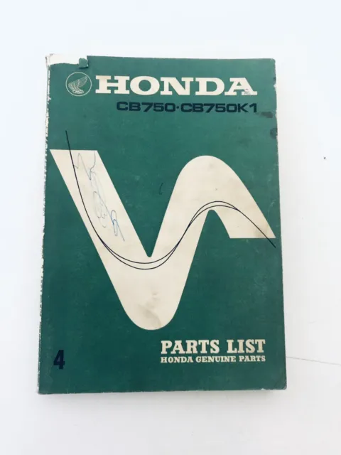 catalogo Honda genuine parts CB750-CB750K1
