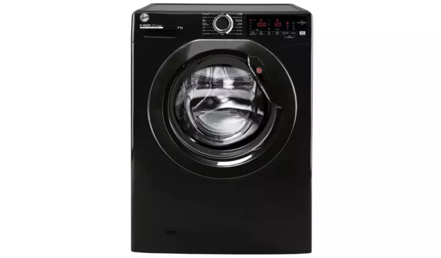 Hoover 9kg Washing Machine 1600 Spin B Energy Black - H3W 69TMBBE/1-80