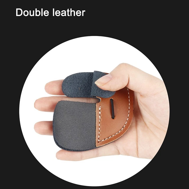 Garde-doigts double couche doigt cuir fonctionnel portable professionnel