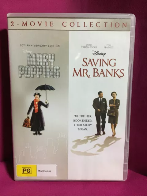 Mary Poppins 50th Anniversary Edition / Saving Mr Banks - DVD R4 - Julie Andrews