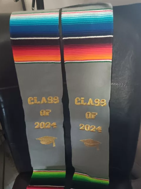 New Mexican Stole Graduation Stole Class Of 2024 Graduation Sarape