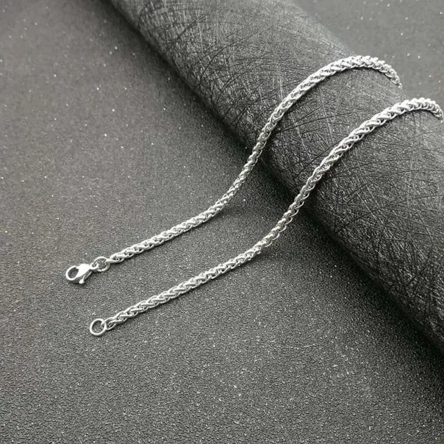 1 Piece Hip-Hop Titanium Steel Men'S Chain Necklace