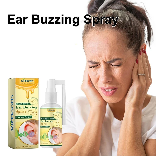 TINNITUS SOOTHING SPRAY Ear Buzzing Relief Spray Ear Care Drops 60 ML