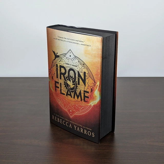 REBECCA YARROS IRON FLAME Exclusive SIGNED First Edition Hardcover 100