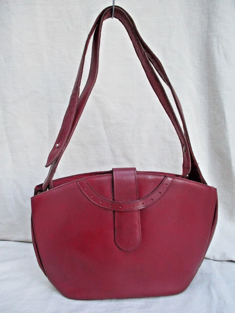 Sac à Main Vintage BARDOLINO En Cuir Noir - Excellent état, Style épaule Ou Main