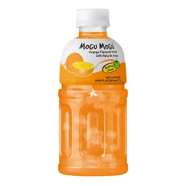 Mogu Mogu arancione con Nata de Coco 320 ml