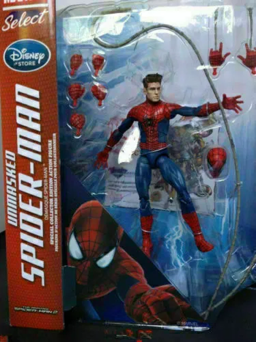 Marvel Select The Amazing Spider-Man 2 Unmasked Disney Exclusive Action Figure