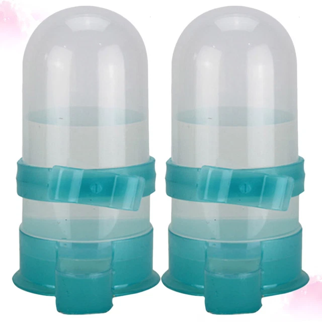 2pcs Perroquet Cage Distributeur Mangeoire à oiseaux