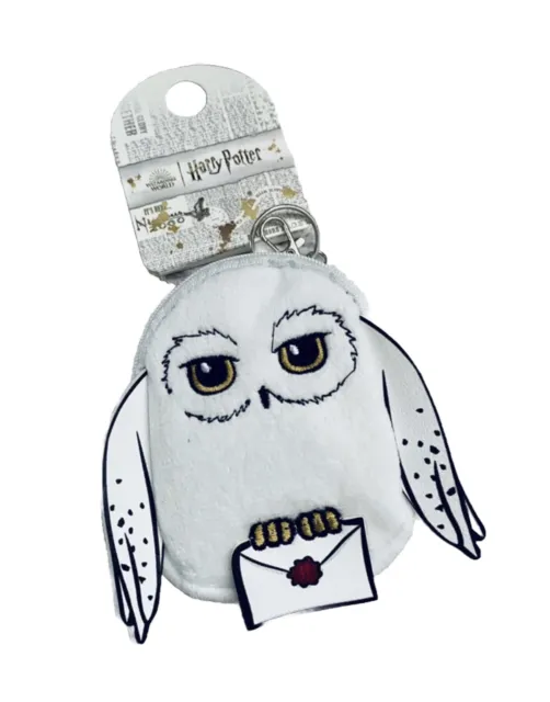 Harry Potter Hedwig Mini Owl Coin Purse Keychain, New