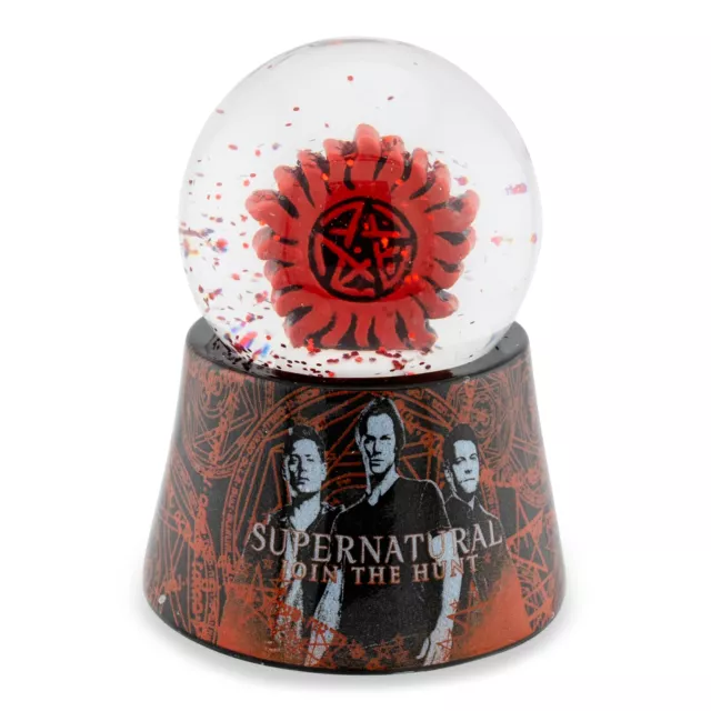 Supernatural Anti-possession Simbolo Si Illuminano Mini Neve Globe 7cm Alto