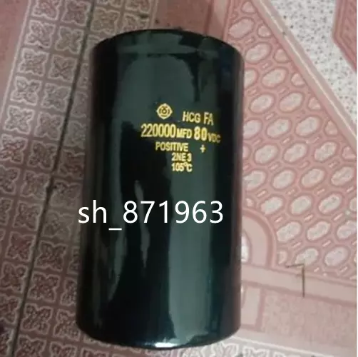 For HITACHI HCG FA 80V 220000UF Electrolytic capacitor 90X140mm 105℃