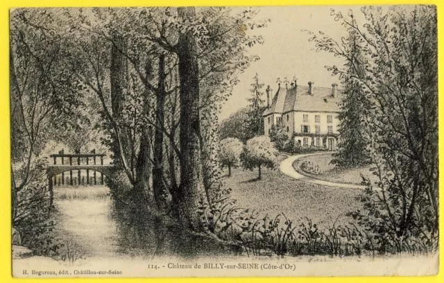 cpa 21 - CHÂTEAU de BILLY lès CHANCEAUX (Côte d'Or)