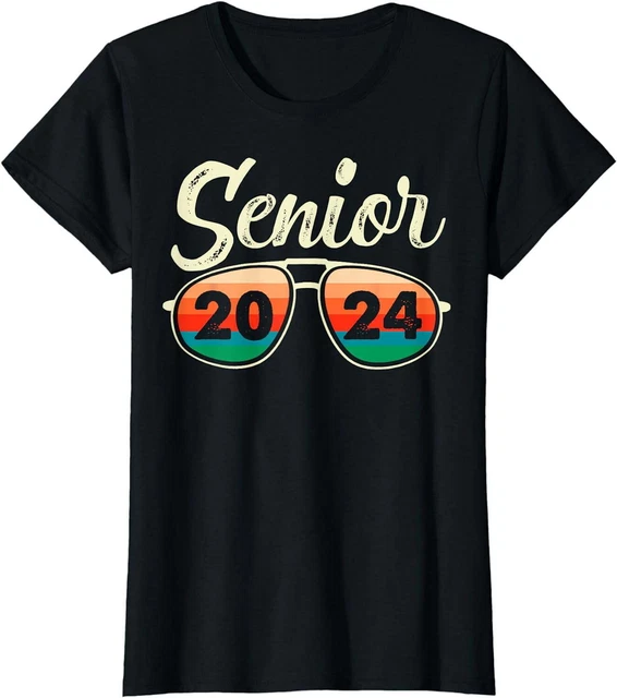 RETRO SUNGLASSES SENIOR 2024 Graduation Class of 2024 TShirt 12.99