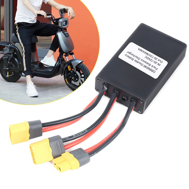 EBIKE DUAL BATTERY Connection Adapter Parallel Module Increase