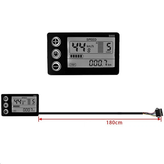 790 Led Affichage Pour Vélo Électrique 810 Contrôle (48V), 24V 36V